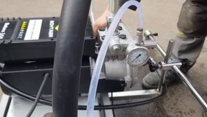 Разметочная машина SCHTAER на электроприводе.