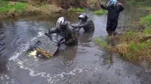 Квадроцикл грязи не видел, только за грибами и вокруг дачи ездил.