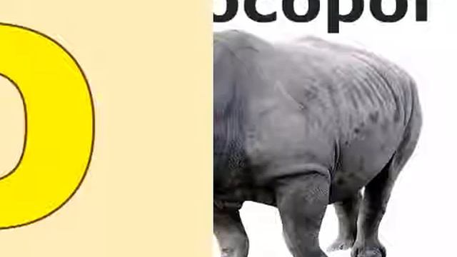 Учим алфавит для самых маленьких   Животные