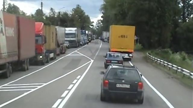 Трасса М10. Колейки. Первомайское (Новгородская обл.) 2008 смотреть онлайн