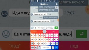 ПЕРЕПИСКА В ЧАТЕ НЕКТО МИ