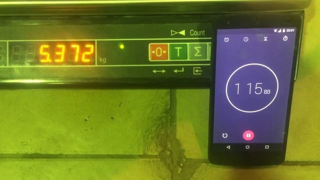 Измерение расхода топлива ДГУ АД18С-Т400-1Р при нагрузке 50% (9 кВт) смотреть онлайн