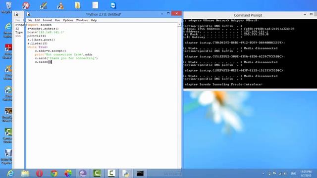simple communication using socket in python смотреть онлайн