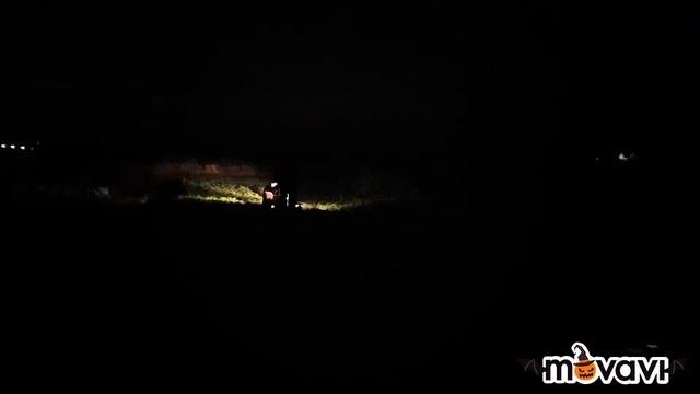 Ночная, пахота , мотоблоком !!!!!