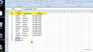 Vídeo Aula 01 -Inserindo dados válidos em uma combobox no excel VBA