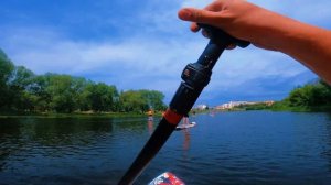 Катаемся на сапборде  по Тьмаке в Твери