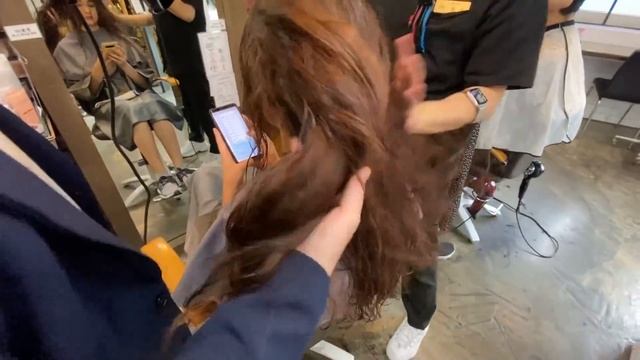 Как стригут ХёнБи/Парикмахерская в Сеуле/ODA HAIR/5개월만에 머리자르는 현비/KOREA VLOG