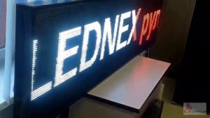 двухцветная бегущая строка Lednex.ru