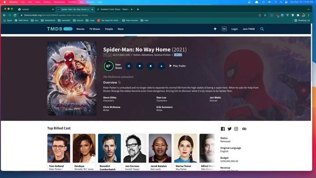Laravel Livewire Tutorial Create Movie Website #45 Design Movie Show Page with Tailwind CSS