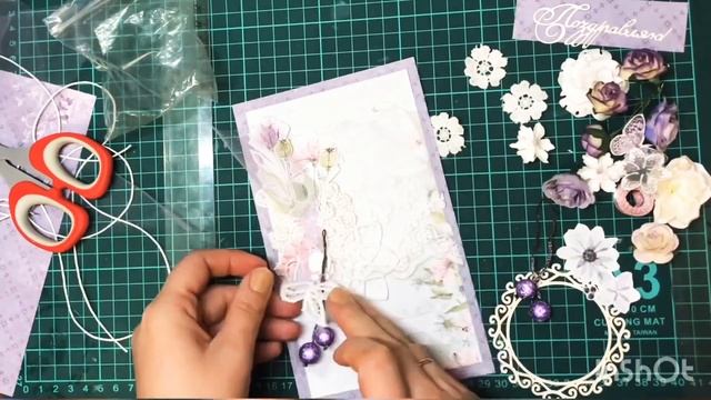 Скрапбукинг. Открытка. Мастер класс. смотреть онлайн