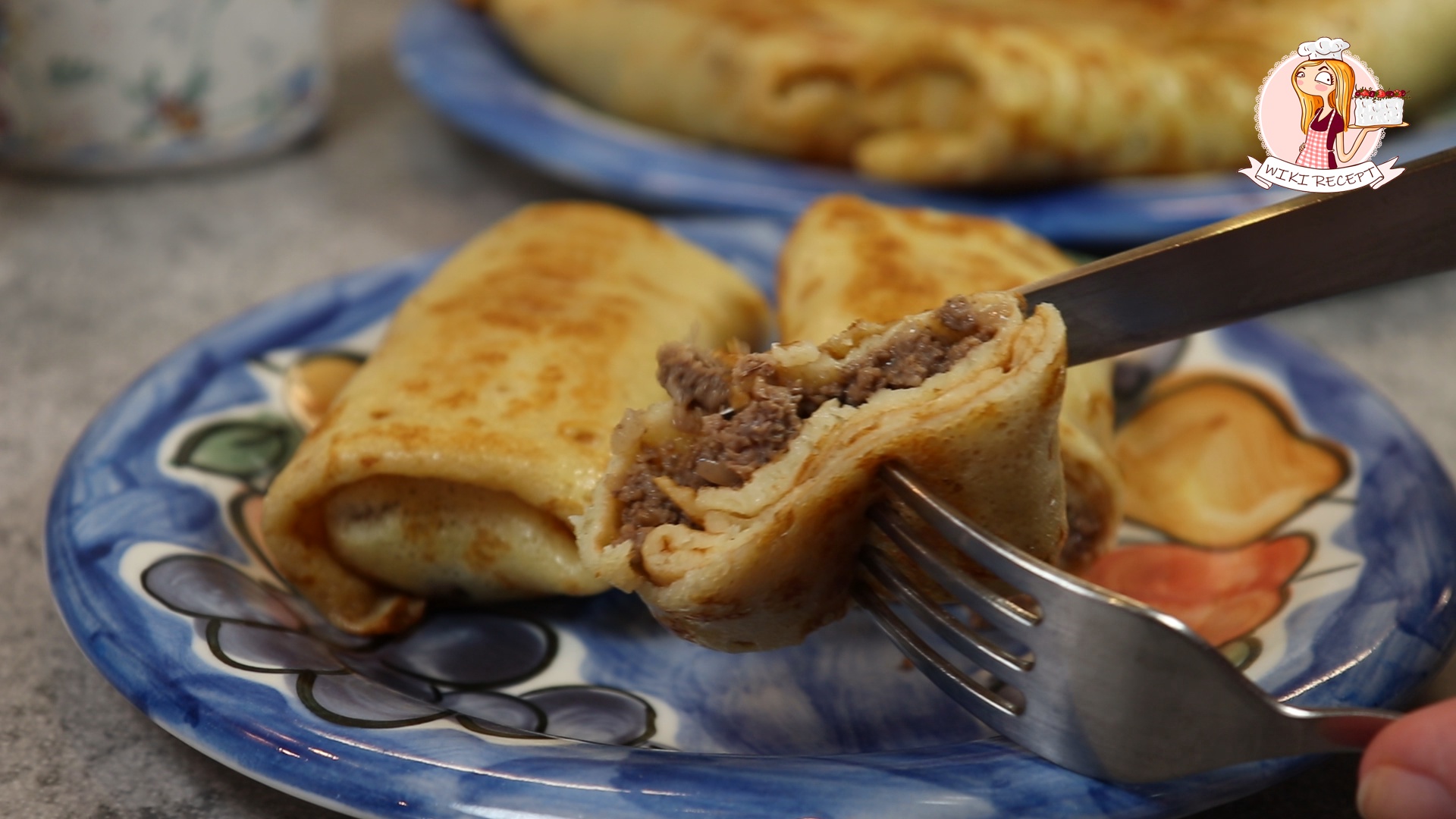 БЛИНЫ, ФАРШИРОВАННЫЕ с ФАРШЕМ. Самый вкусный рецепт блинчиков с мясом