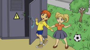 Детям об энергобезопасности. Игры у трансформаторной будки
