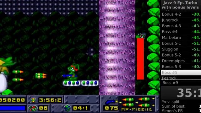 Jazz Jackrabbit 1 speedrun, 9 Episodes, Turbo, All Bonus Levels, in 1:09:47 смотреть онлайн