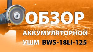 Обзор аккумуляторной УШМ BORT BWS-18Li-125