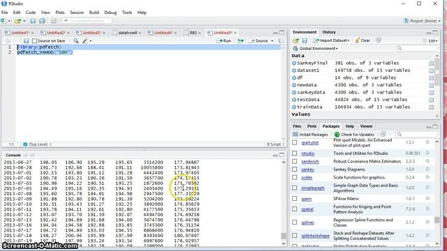 How to fetch economic and financial data from Yahoo in R смотреть онлайн
