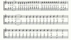 "Благослови душе моя, Господа", 1 антифон 1 гласа, партия тенора.