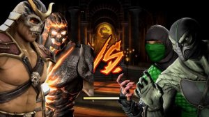 Mortal Kombat Komplete Edition - Midnight Shao Kahn & Dark Kahn Tag Ladder 4K Gameplay Playthrough