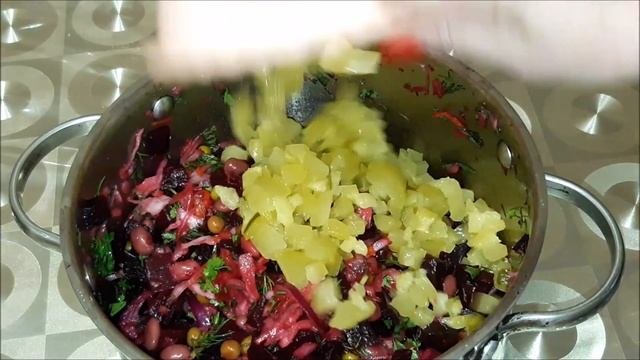 ▶️ВИНЕГРЕТ БЕЗ КАРТОФЕЛЯ,ЛЕГКИЙ И ВКУСНЫЙ!?Кулинарный рецепт.