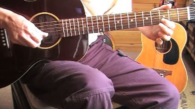 Fingerpicking Blues Lesson - Lonnie Johnson's signature licks - TAB avl смотреть онлайн