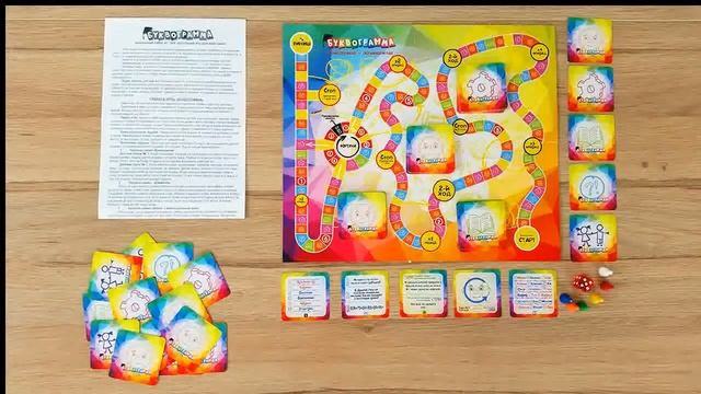 Настольная игра Буквограмма. Развитие ребенка в игре! смотреть онлайн