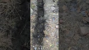 Траншея под силовой кабель частного дома