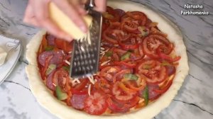 Великолепная Закрытая Пицца-Пирог Быстро, Просто и Очень Вкусно!!! / Closed Pizza Pie