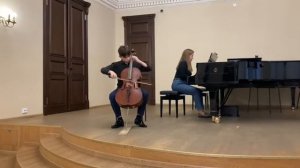 Соната Саммартини для виолончели Соль-Мажор (2 и 3 ч). Мисилевич Кирилл, Ссмш при Кгк, 13 лет