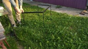 Сборка подставки Садовая под куст смородины чёрной белой красной