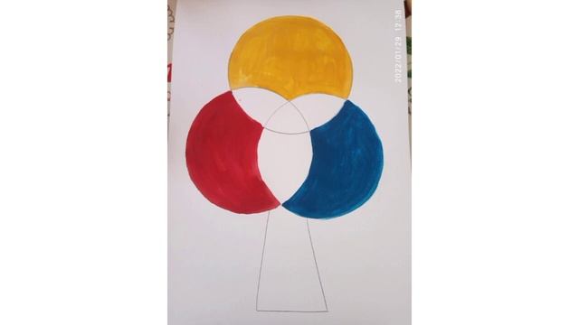 Упражнение на цветоведение "Дерево" смотреть онлайн