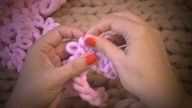 Вяжем руками. СТОЛБИК С НАКИДОМ. Пряжа Ализе Пуффи ( Файн, Фур) Alize Puffy ,Koala Baby