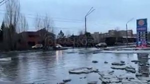 26 марта в  г Орске началось наводнение