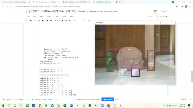 Object count in real time using Opencv Python смотреть онлайн
