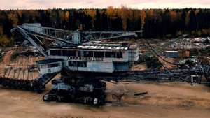 Фосфоритный Лопатинский рудник. Чуть не утопили машину!