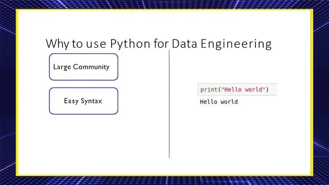 Introduction to Python as part of Azure Data engineering