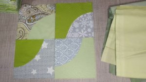 Лоскутное покрывало.Пэчворк.Красивый блок.(2022г)