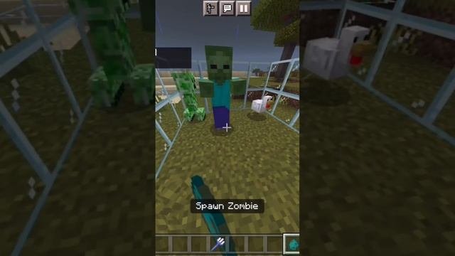 How to get a zombie head in Minecraft #minecraft #subscribe #howtominecraft #DiamondCraft899#shorts
