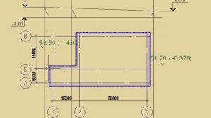 Чертеж котлована - видео-урок