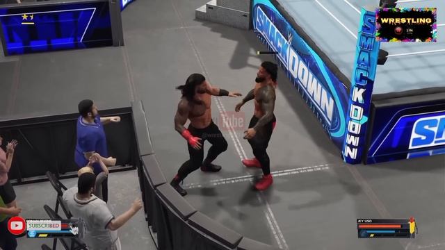 Roman Reigns vs jey uso smackdown game Play - WWE 2K23 PS5 GAME PLAY смотреть онлайн