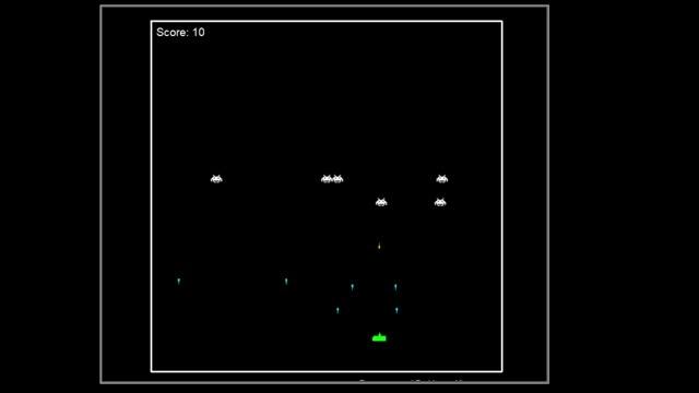 Space Invaders Demo in Python смотреть онлайн