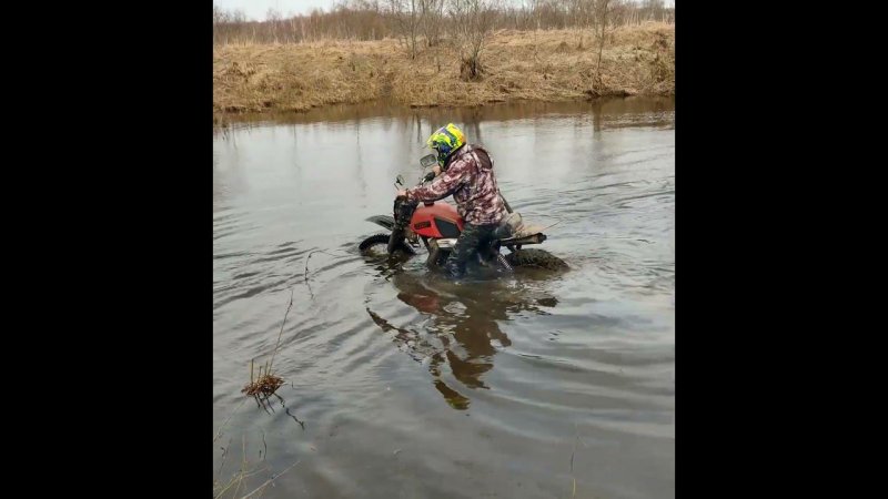 Иж Планета 5 работа под водой