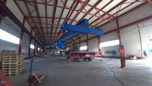 Ширина пролета 18 метров, вес 5 тонн! Быстрый монтаж кран балки, самым мощным  манипулятором 6х6!