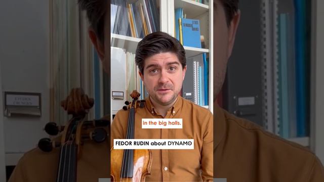 FEDOR RUDIN about DYNAMO strings for VIOLIN