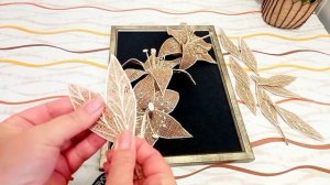 3Д картина из мешковины.