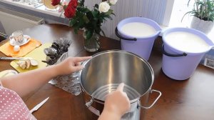 КАК ПРИГОТОВИТЬ? СЫР БЕЗ ЗАКВАСКИ// ПАСТЕРИЗАЦИЯ МОЛОКА.