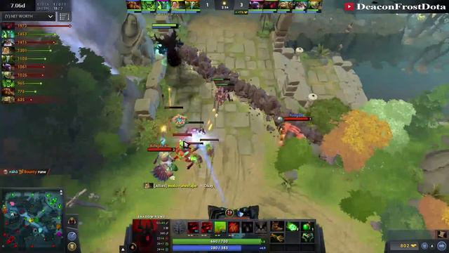 Arteezy [Shadow Fiend] Safelane SF Fast Midas ► Dota 2 7.06d смотреть онлайн