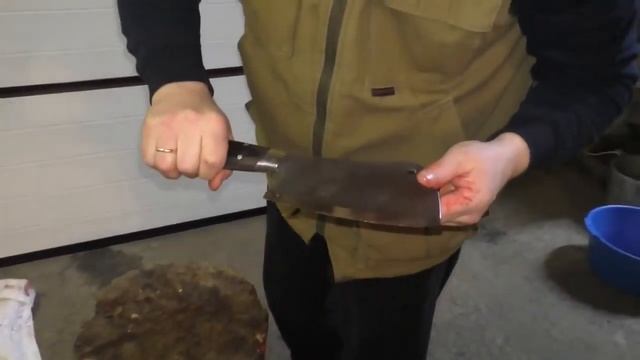 Обзор на тяпку из кованой стали 95х18