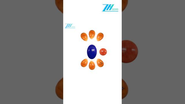 Spiny oyster and  orange shell with Lapis lazuli cabochon  DIY Jewelry Making  bmaking Jewelry Holid