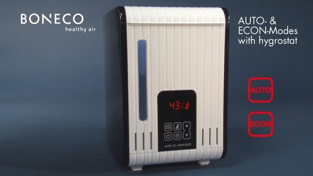 Parowy nawilżacz powietrza Boneco S450 - prezentacja - www.klimasklep.pl смотреть онлайн
