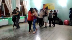 KIZOMBA Tbilisi - LESSON In SALSA SUNRISE DANCE ACADEMY Tbilisi Georgia