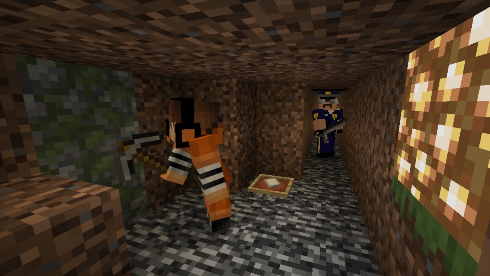 Странник сбегает через Тайный проход из тюрьмы в Майнкрафте! Пародия на SCHOOLBOY RUNAWAY! смотреть онлайн